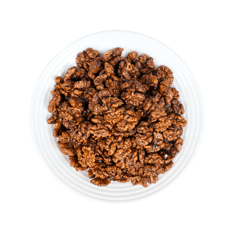 ½ coated suger inihaw na amber walnut kernels