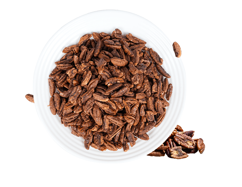 ¼ tinadtad na pecans